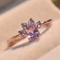 Cubic zirconia ring by Yoshan, detail view 6