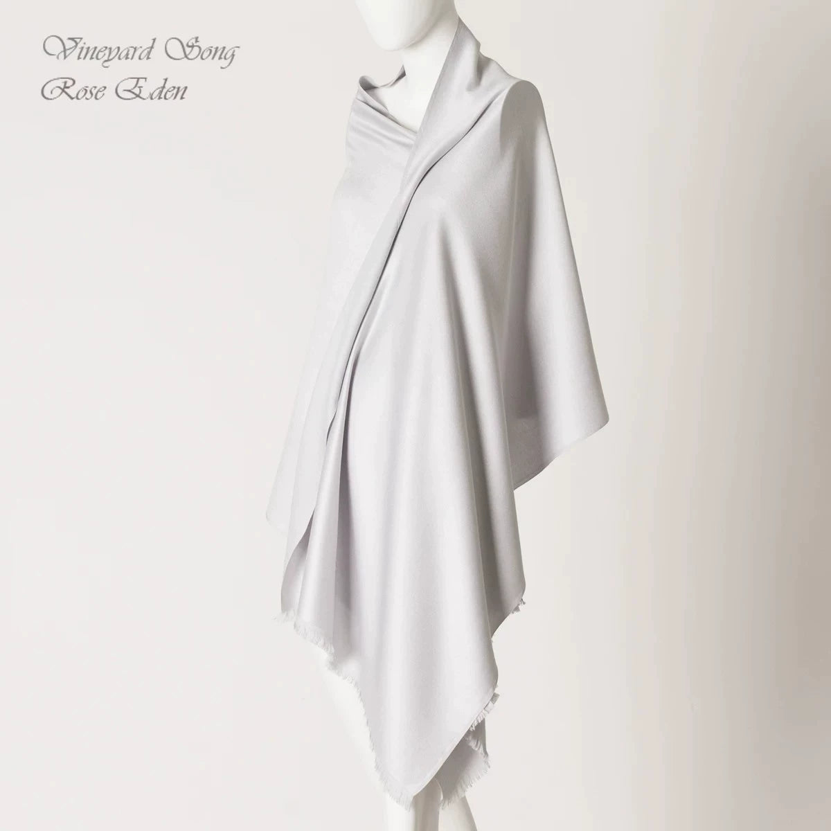 Women's Satin Knit Shawl for Office and Travel Evening Gift Everyday Wear Seasonal Look Holiday Gift