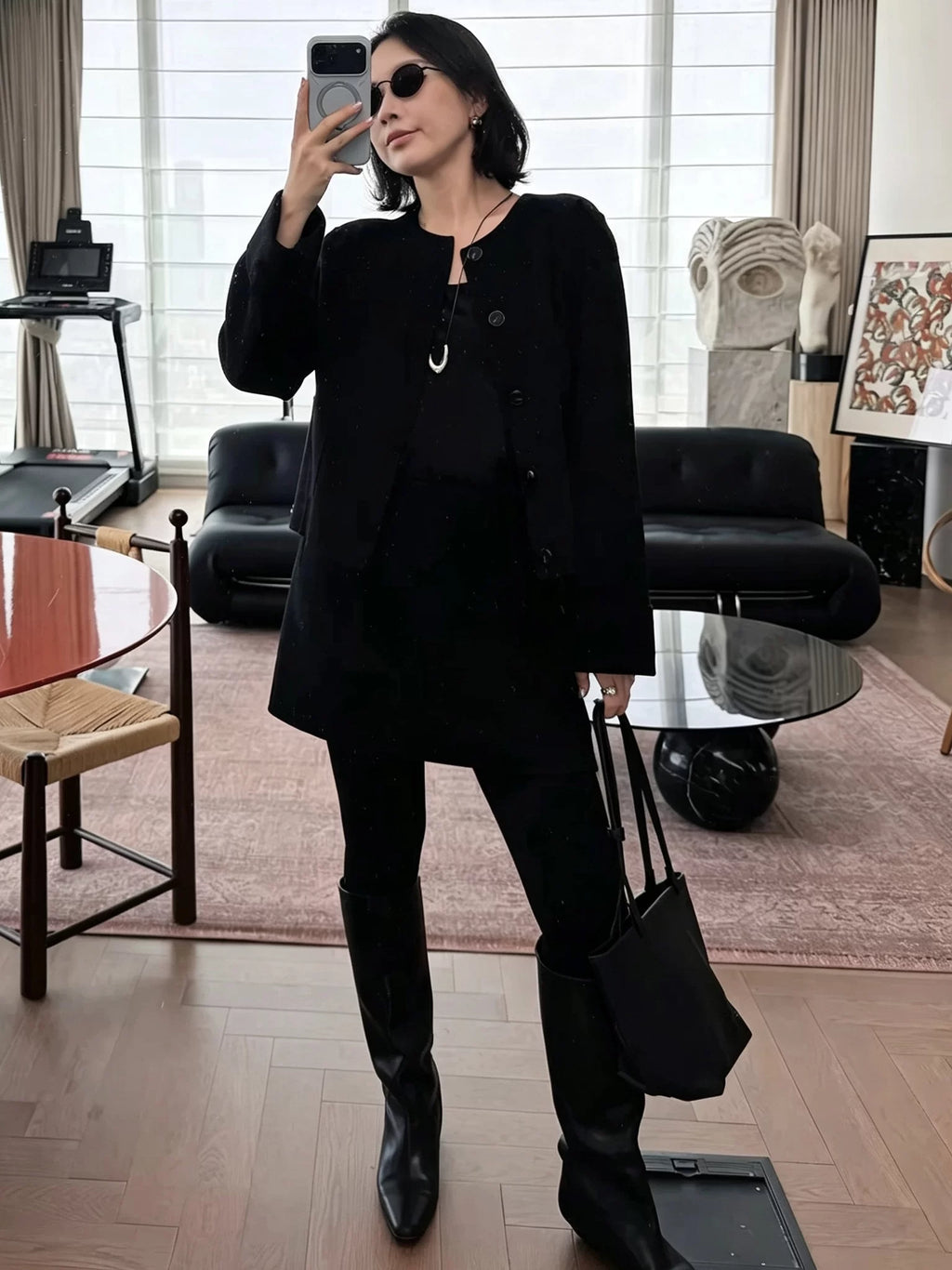 Women's Wool Fall Winter Retro Jacket Casual Coat for Cold Weather Travel Outdoor Holiday Date Night