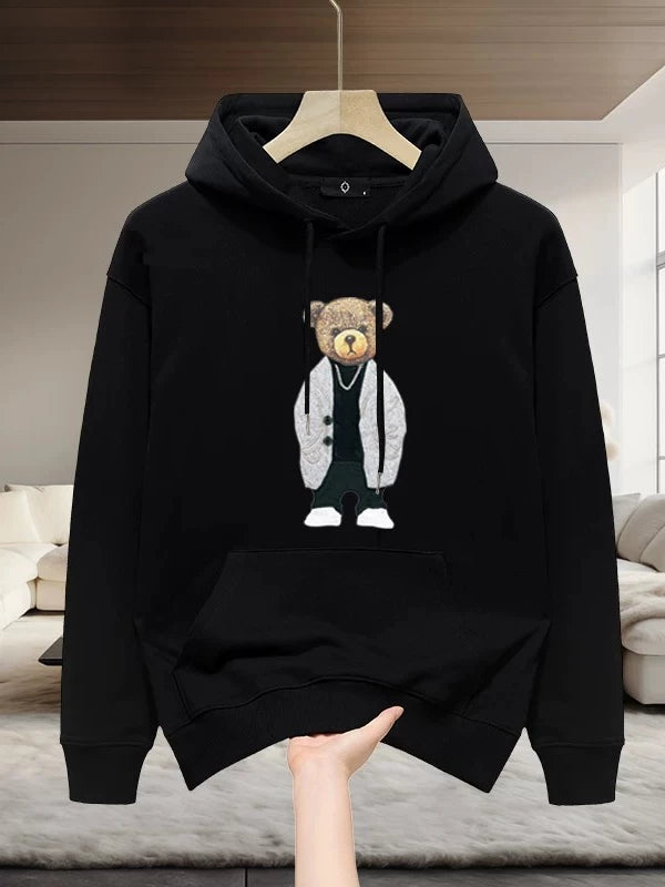 Men's Fall Winter Oversized Long Sleeve Casual Hoodie Sweatshirt for Layering in Spring Streetwear Travel and Weekend Everyday Date Night