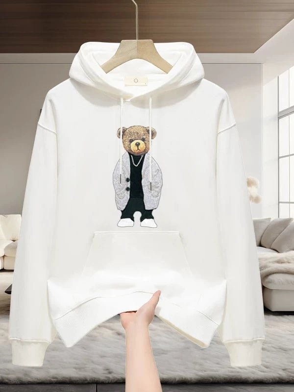 Men's Fall Winter Oversized Long Sleeve Casual Hoodie Sweatshirt for Layering in Spring Streetwear Travel and Weekend Everyday Date Night