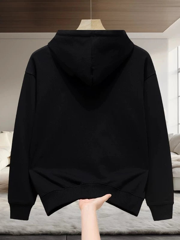 Men's Fall Winter Oversized Long Sleeve Casual Hoodie Sweatshirt for Layering in Spring Streetwear Travel and Weekend Everyday Date Night