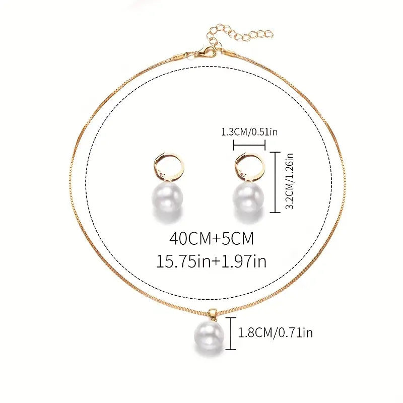 Pearl earrings by Yoshan, detail view 4