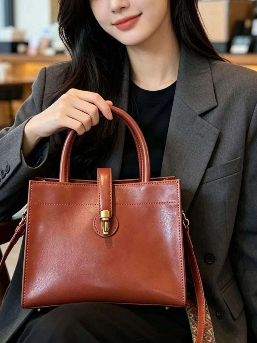 Women's Large-Capacity Office Workwear Retro Crossbody Bag for Travel and Sightseeing Everyday Casual Streetwear Date Night School