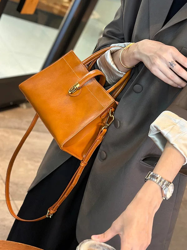 Women's Large-Capacity Office Workwear Retro Crossbody Bag for Travel and Sightseeing Everyday Casual Streetwear Date Night School