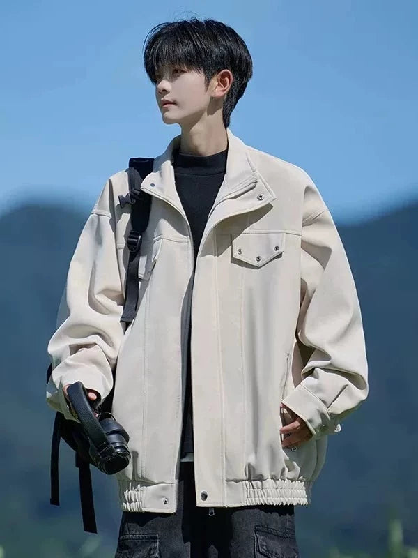 Men's Fall Winter Lapel Tie-Dye Jacket Casual Coat for Cold Weather Travel Spring Outdoor Holiday
