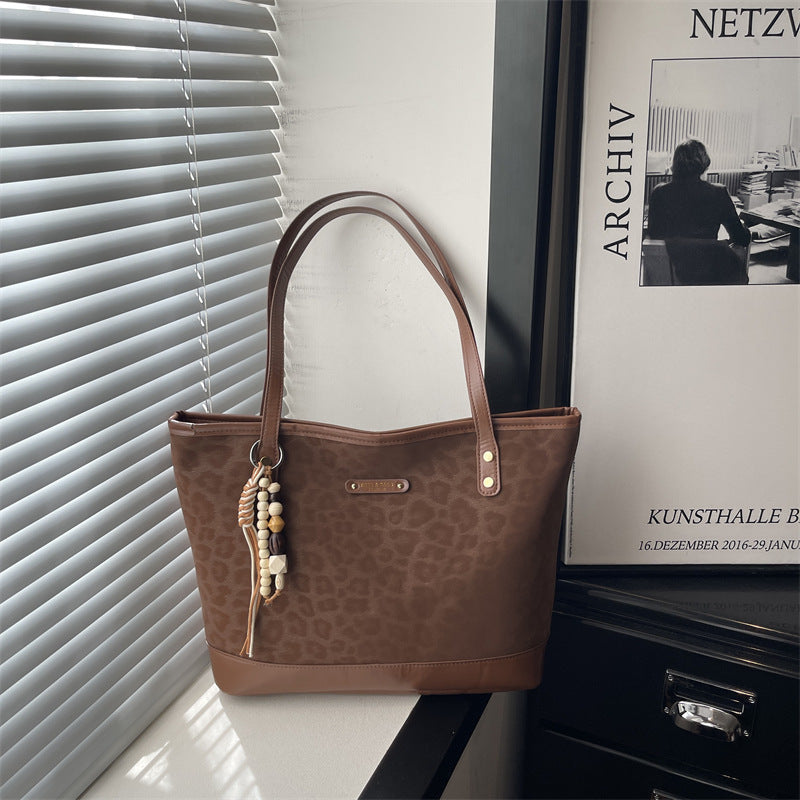 Women's Large-Capacity Minimalist Commute Fall Winter Office Workwear Tote Bag Shoulder Crossbody Purse Work and Travel