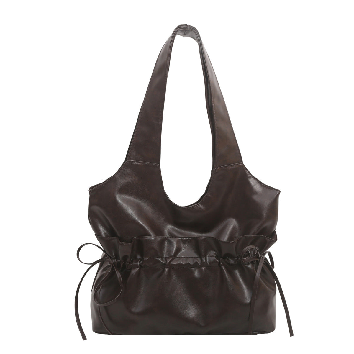 Women's Large-Capacity Minimalist Commute Office Korean-Style Workwear Casual Tote Bag Shoulder Crossbody Purse Work and Travel School