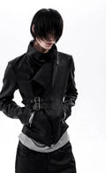 Men's Waist-Defining Fall Winter Slim-Waist Cropped Waist-Cinching Jacket Casual Coat for Cold Weather Travel Outdoor Holiday Date Night