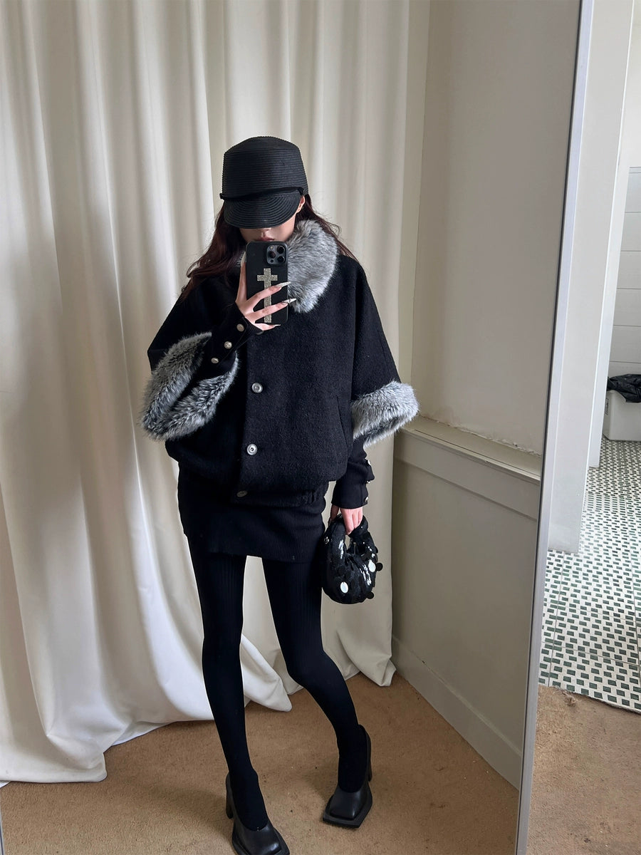 Women's Wool-Blend Oversized Retro Winter Coat for Fall Layering Travel Office Everyday Wear Holiday Date Night