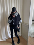Women's Wool-Blend Oversized Retro Winter Coat for Fall Layering Travel Office Everyday Wear Holiday Date Night
