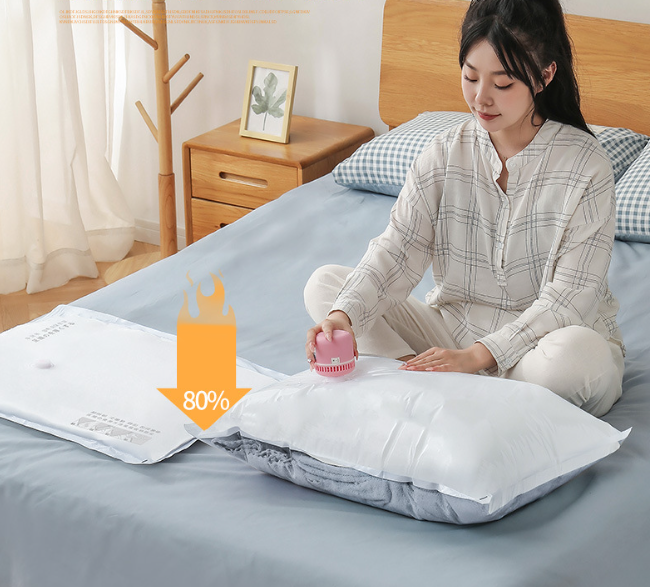 Thick Vacuum Storage Bags, Space‑Saver Sealer Bags for Clothes, Bedding, Quilts, Travel Storage, Multiple Sizes