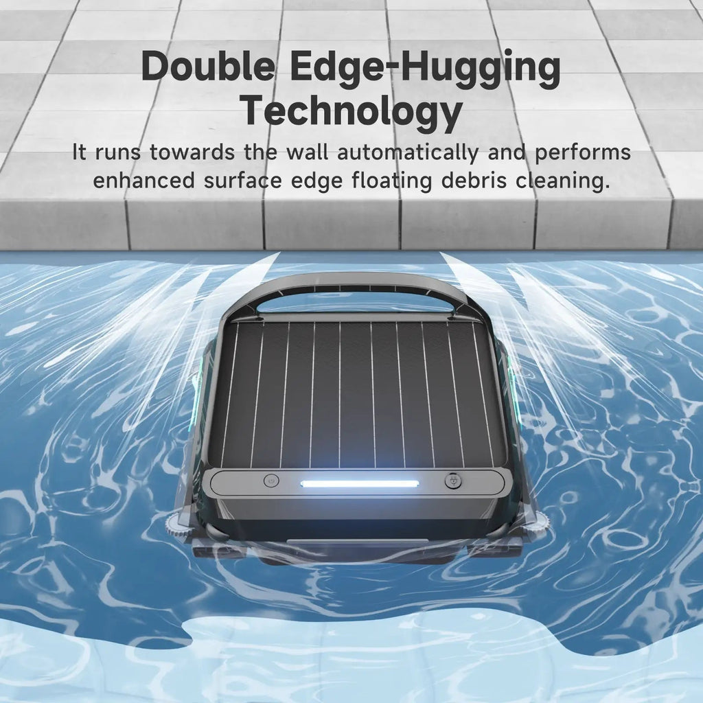 WYBOT F1 Robotic Pool Skimmer for Inground and Above Ground Home Swimming Pools for Daily Home Use