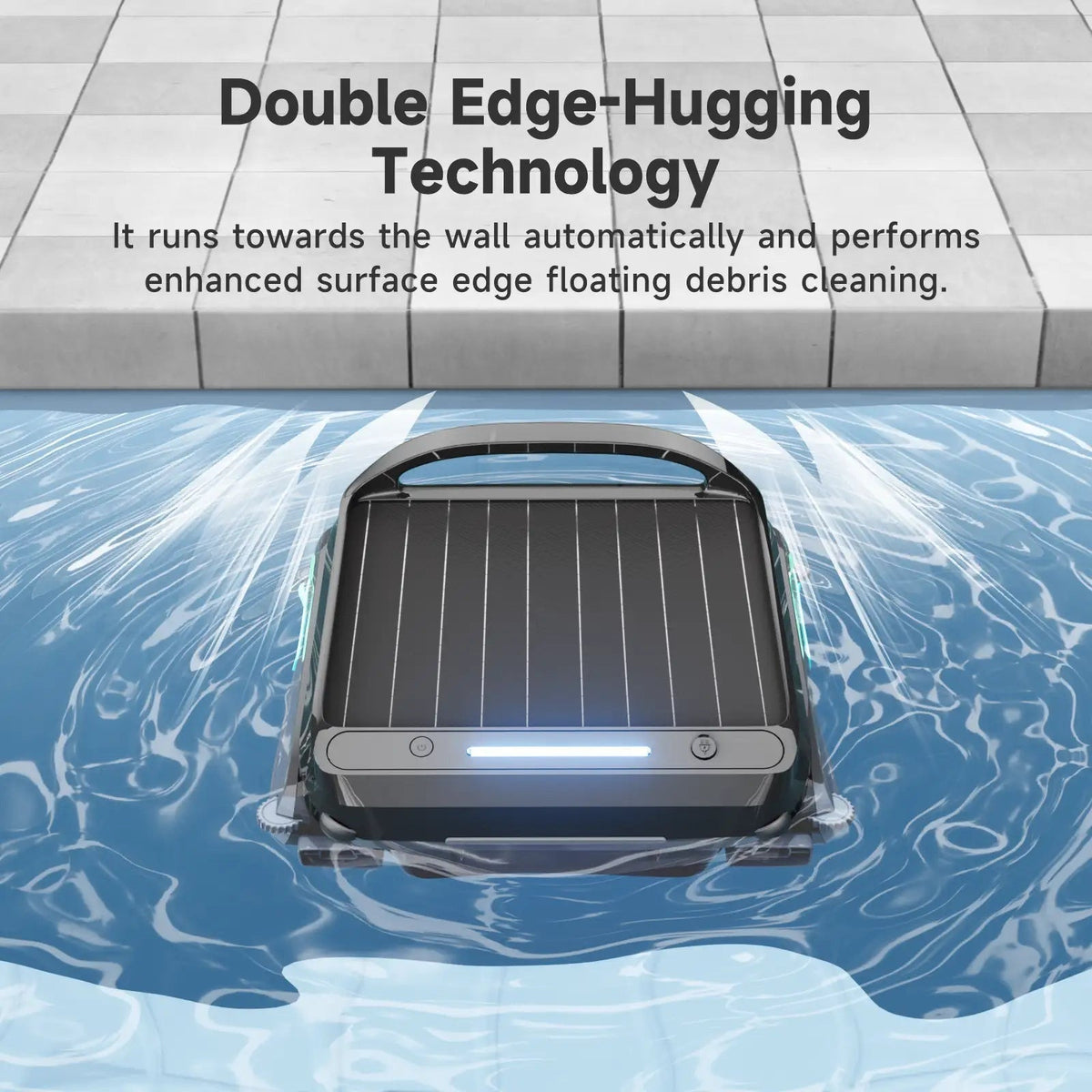WYBOT F1 Robotic Pool Skimmer for Inground and Above Ground Home Swimming Pools for Daily Home Use