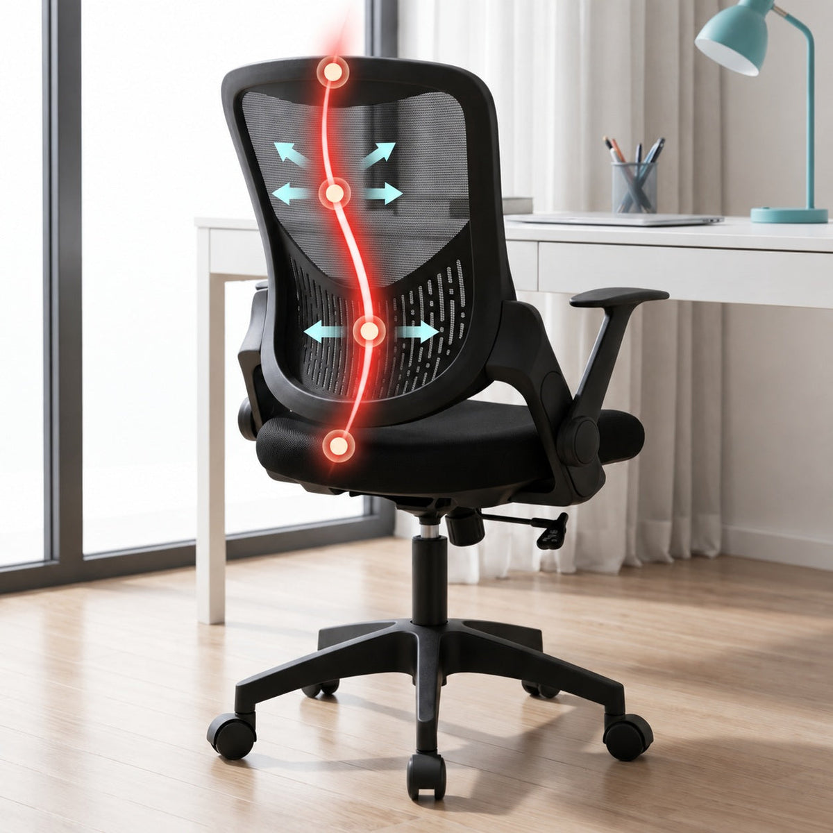 JY 001 Mesh Gaming Chair for Home Office Study Desk and Long Sitting Sessions for Daily Home Use