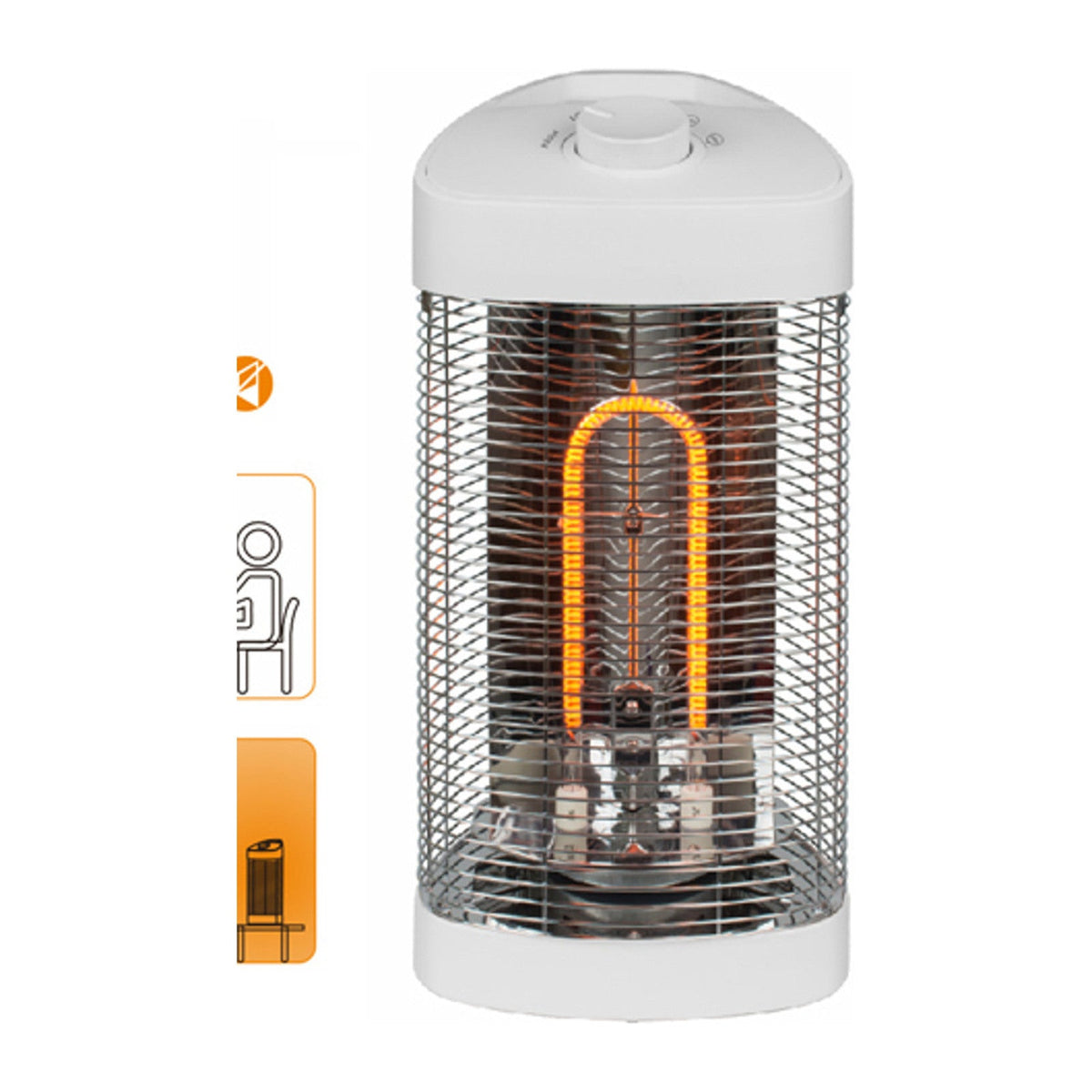 Nordica KH-12S Infrared Tower Heater for Bedroom Home Office and Living Room for Daily Home Use