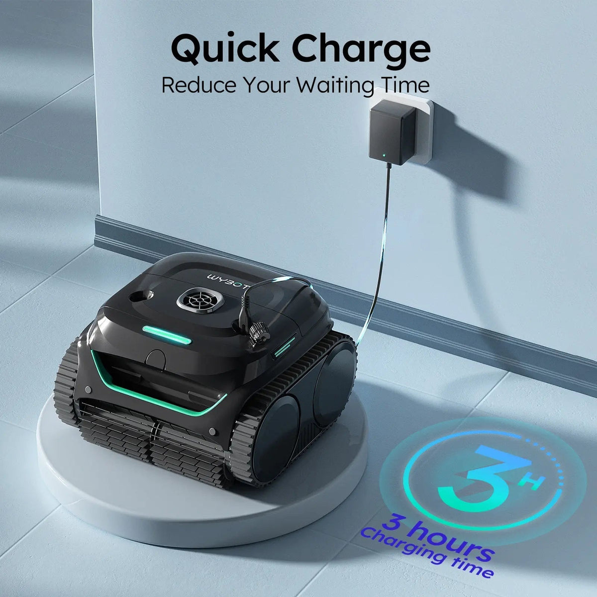 WYBOT C2 Robotic Pool Cleaner for Inground and Above Ground Home Swimming Pools for Daily Home Use