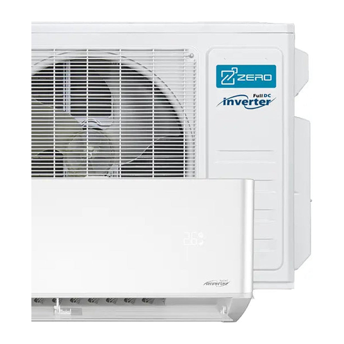 ZERO Z-Max R454B Hyper Heat Ductless Mini Split Air Conditioner for Bedroom and Living Room Home Cooling