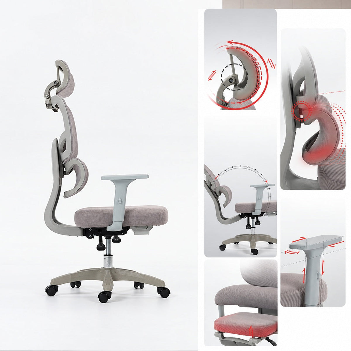 JY 030 Lumbar Support Gaming Chair for Home Office Study Desk and Long Sitting Sessions