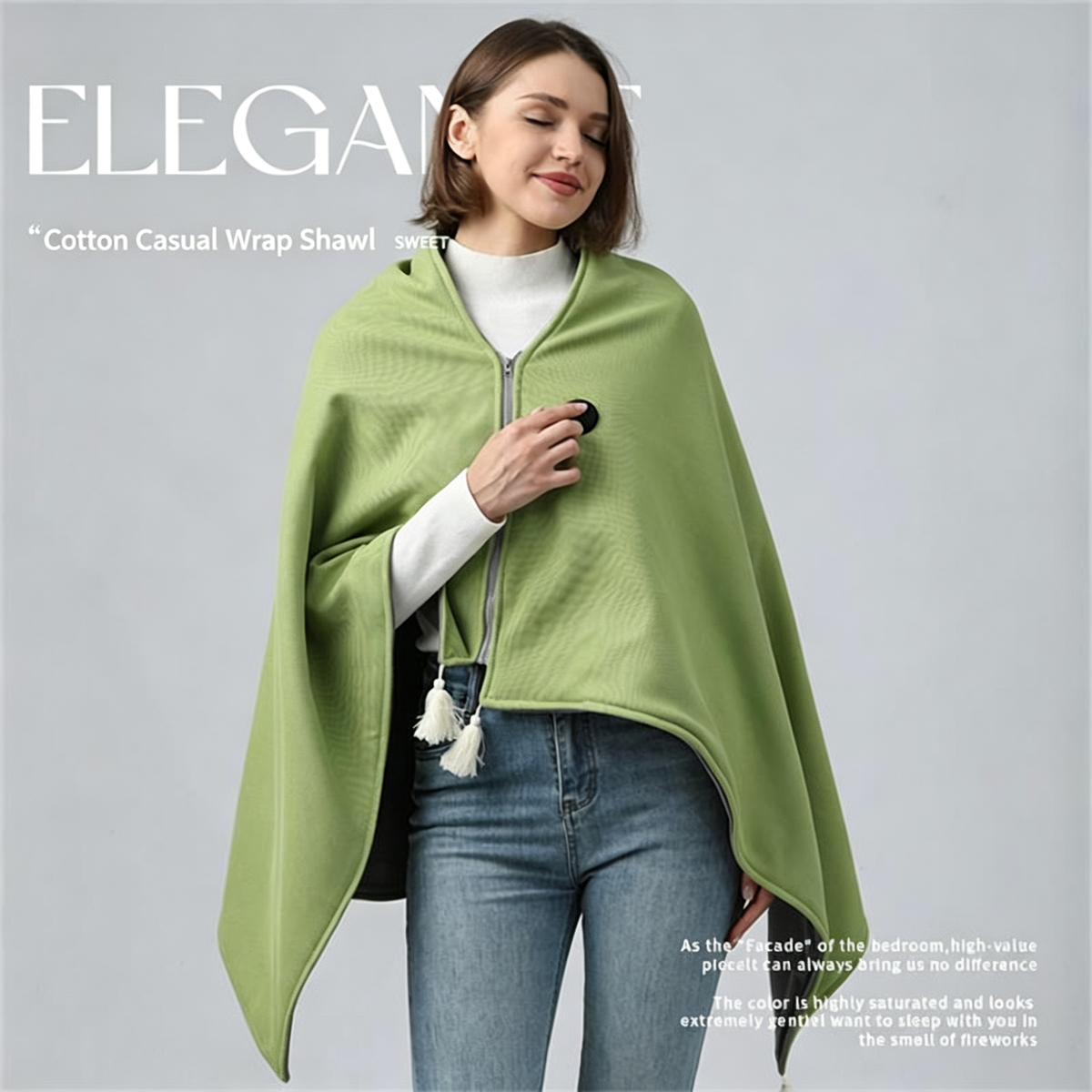Washed Heated Throw Blanket Usb Shawl Home Office Travel Portable Electric Wrap Heating