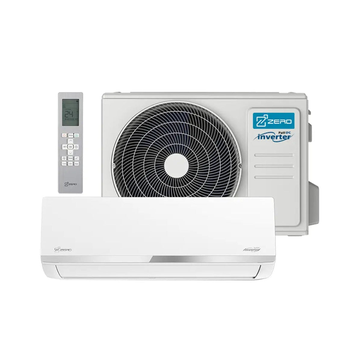 ZERO Z-Pro R32 Cooling-Only Ductless Mini Split Air Conditioner for Bedroom and Living Room Home Cooling