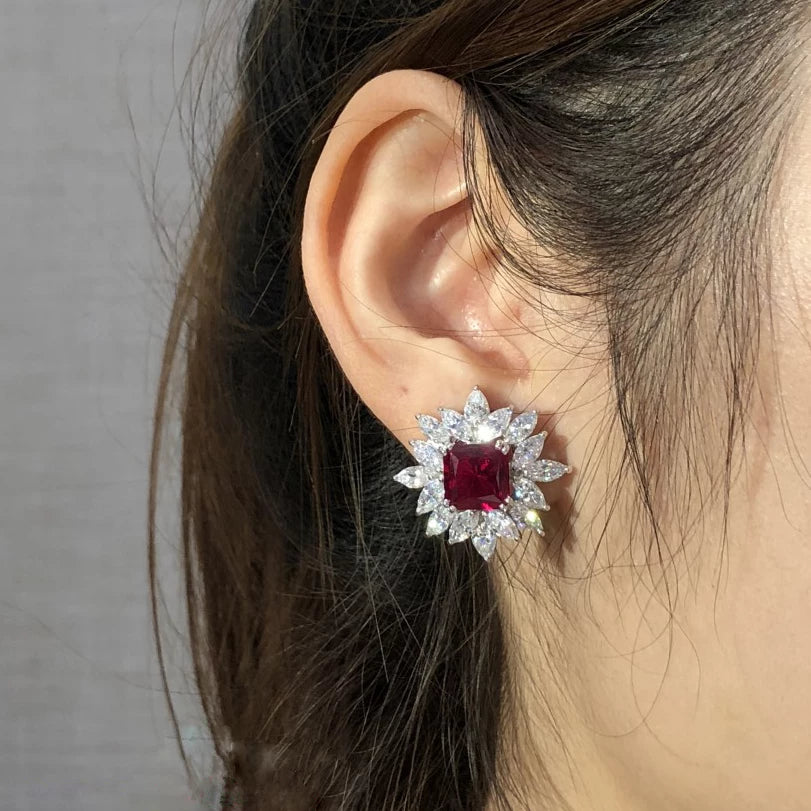 Stud earrings by Yoshan, detail view 7