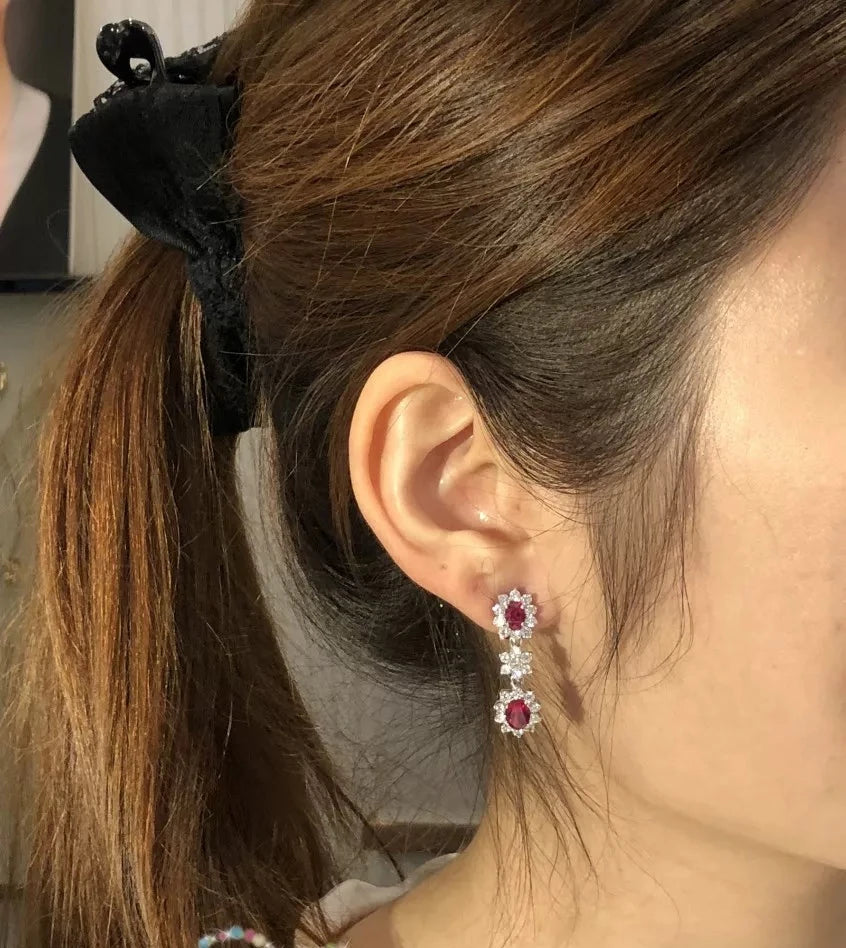 Floral ear cuffs by Yoshan, detail view 2