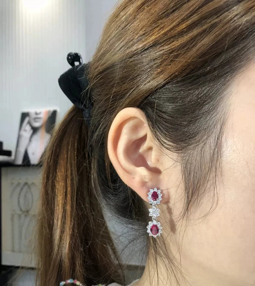 Floral ear cuffs by Yoshan, detail view 5