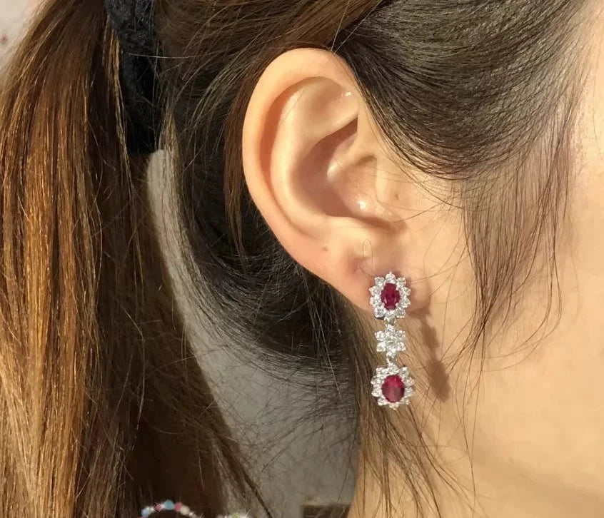 Floral ear cuffs by Yoshan, detail view 9