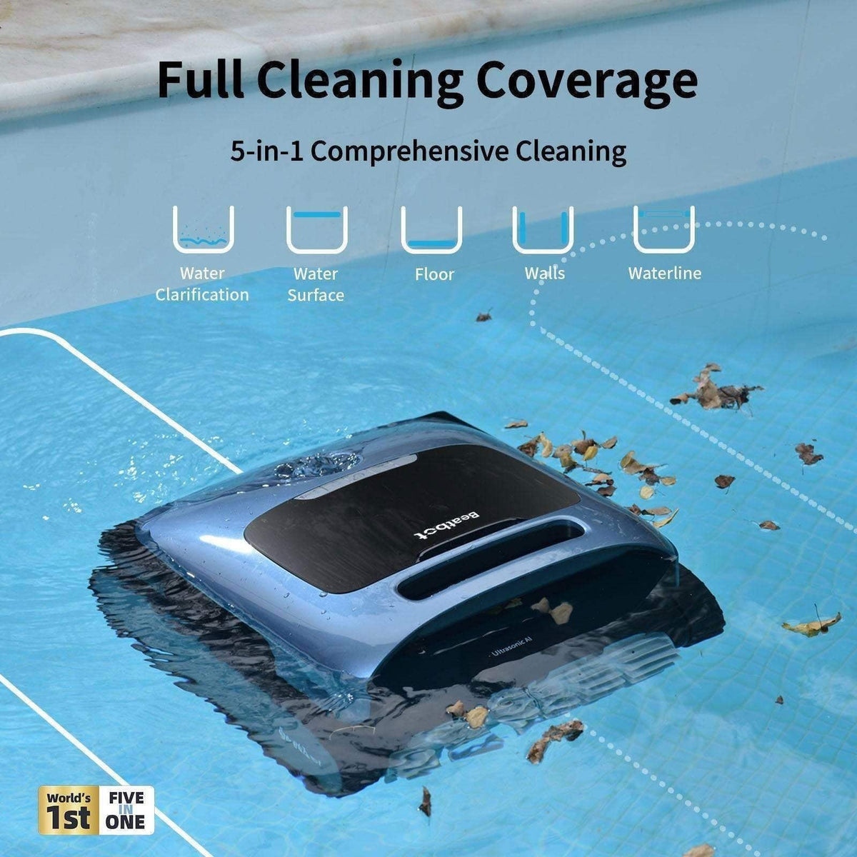 Beatbot AquaSense Pro Robotic Pool Cleaner for Inground and Above Ground Home Swimming Pools