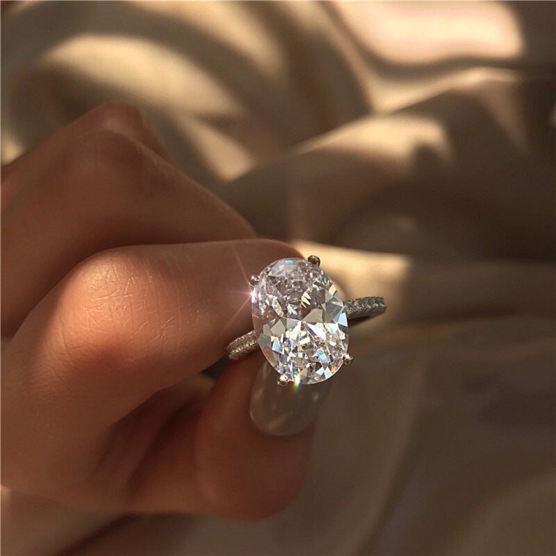 Cubic zirconia ring by Yoshan