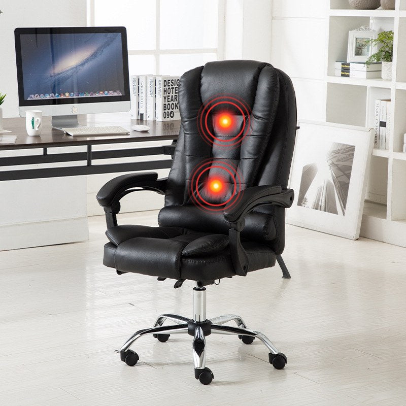 JY 09 Reclining PU Leather Executive Chair Executive Office Chair for Home Office Study Desk and Long Sitting Sessions