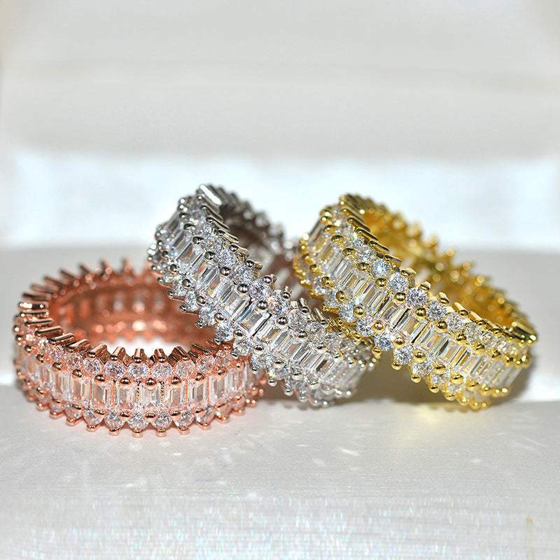 Cubic zirconia ring by Yoshan