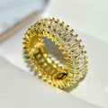 Cubic zirconia ring by Yoshan, detail view 6