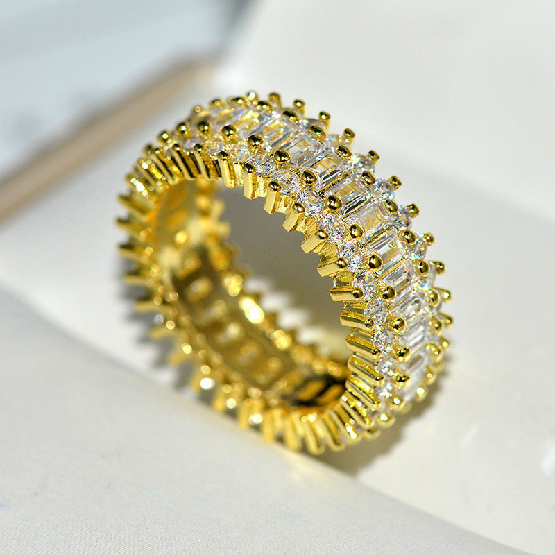Cubic zirconia ring by Yoshan, detail view 6