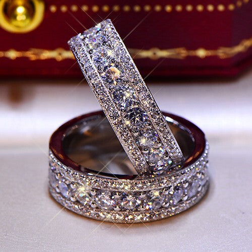 Cubic zirconia ring by Yoshan, detail view 4