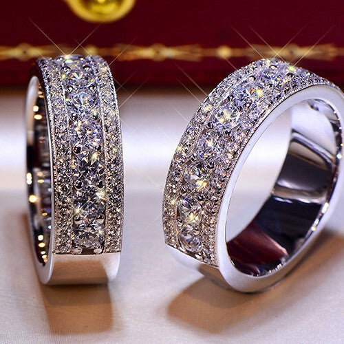 Cubic zirconia ring by Yoshan, detail view 5