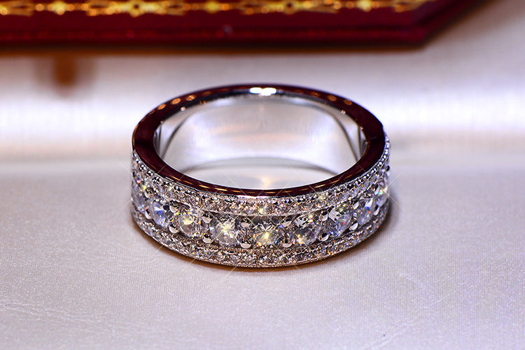 Cubic zirconia ring by Yoshan, detail view 6