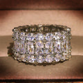 Cubic zirconia statement ring by Yoshan