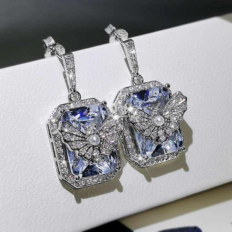Cubic zirconia earrings by Yoshan
