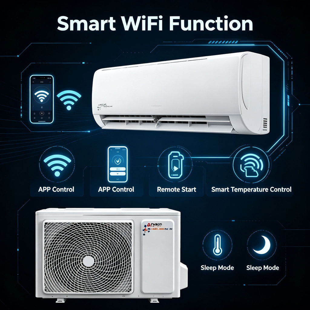 AC Smart WiFi R32 Inverter Split Air Contioner Ductless Mini Split Air Conditioner