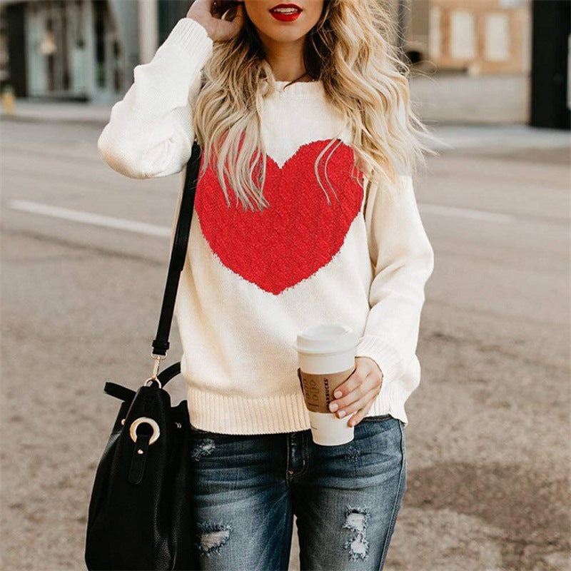 Women's Fall Winter Plus Size Long Sleeve Sweater Knit Pullover Top Everyday Wear