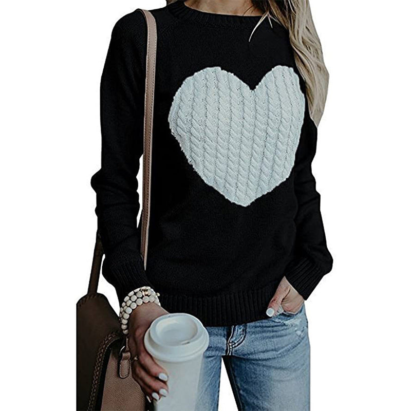 Women's Fall Winter Plus Size Long Sleeve Sweater Knit Pullover Top Everyday Wear