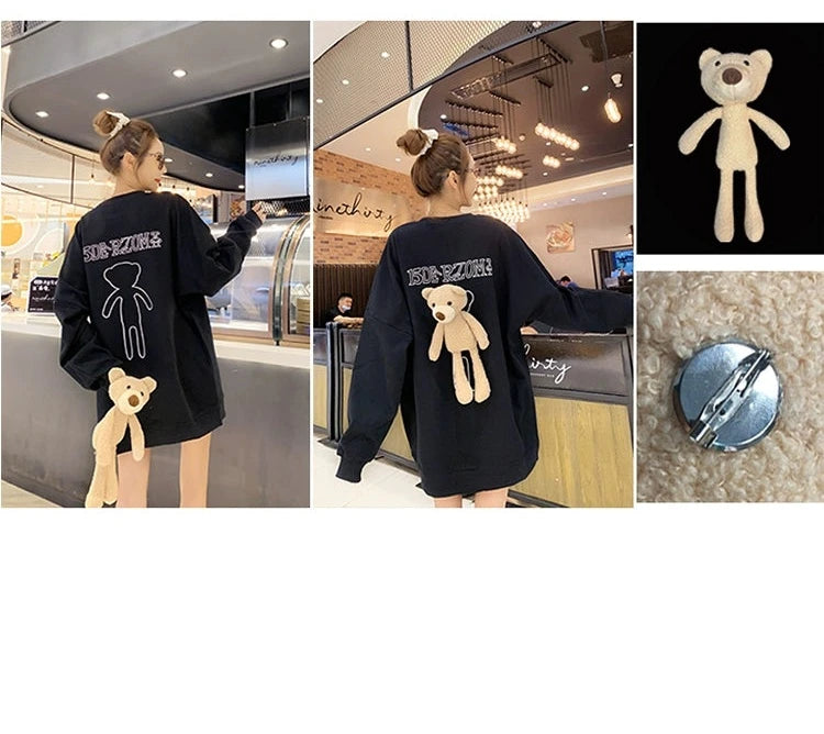 Women's Fleece-Lined Plus Size Oversized Hoodie Sweatshirt for Casual Streetwear Fall Travel and Weekend Everyday Date Night