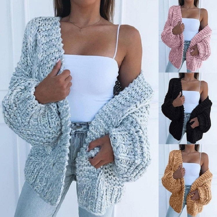 Women's Fall Winter Oversized Long Sleeve Sweater Knit Pullover Top Everyday Wear
