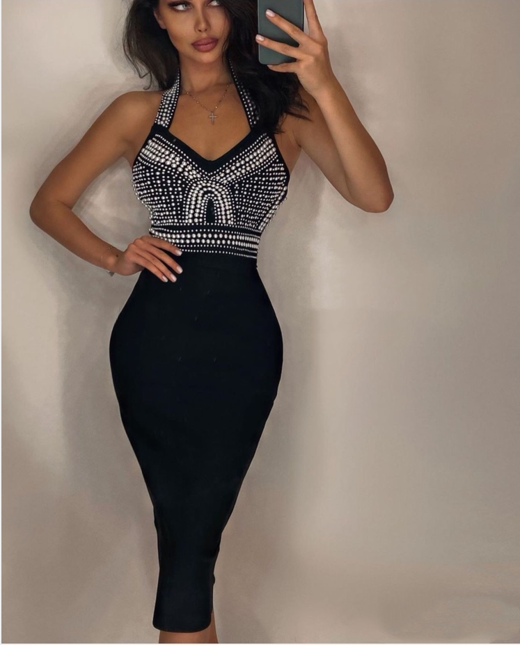 Women's Slimming Evening Dress Formal Midi Dress Party Dress Formal Party Wedding Guest Dress