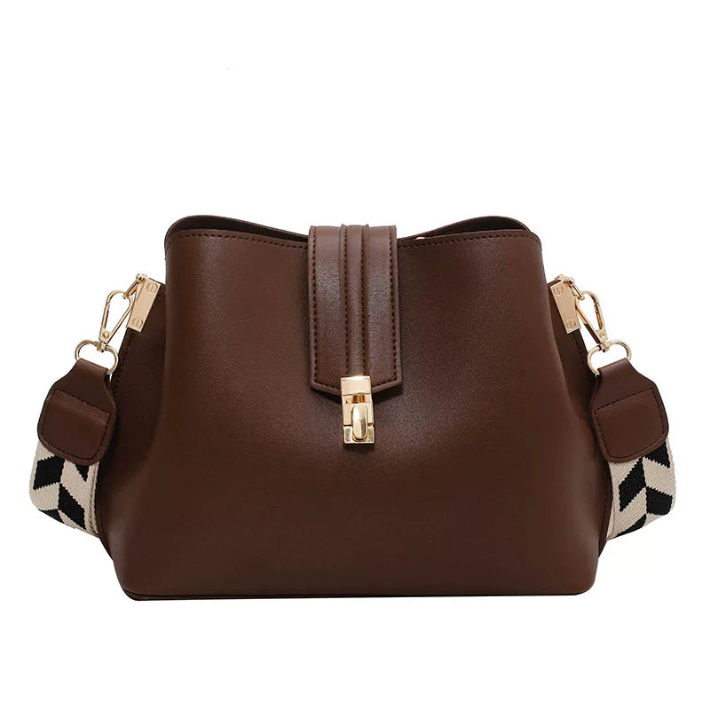 Women's Spring Summer Retro Bucket Bag Drawstring Shoulder Purse Work Travel Everyday Purse