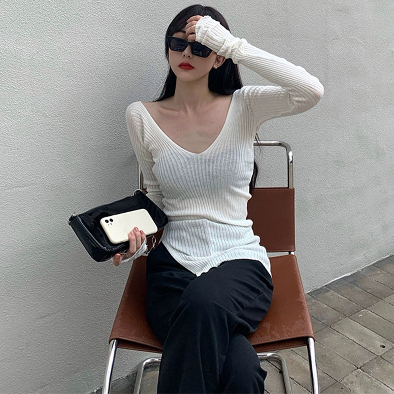 Women's Black Slit Plus Size Wide-Leg Pants for Office Outfits Business Casual Work Travel Comfort Weekend