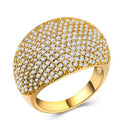 Gold cubic zirconia bracelet by Yoshan