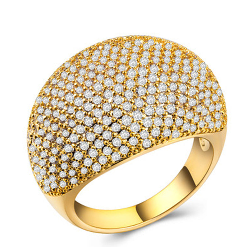 Gold cubic zirconia bracelet by Yoshan